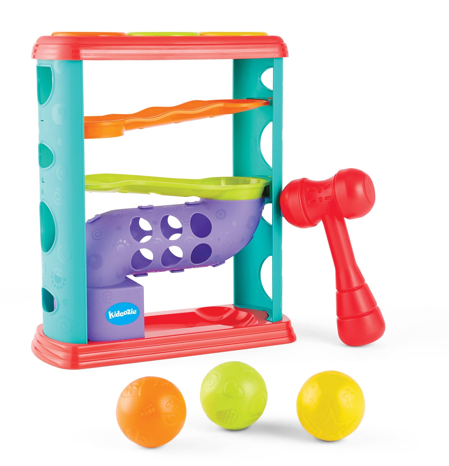 Kidoozie Pound-A-Ball Tower, Toddler Sensory Toy