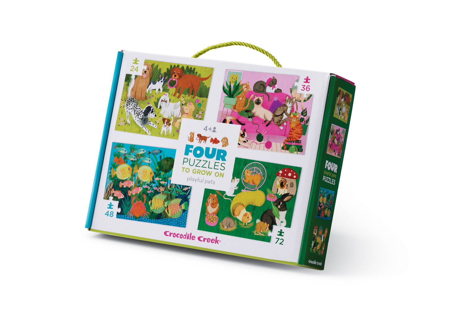 Four Puzzles - Playful Pets