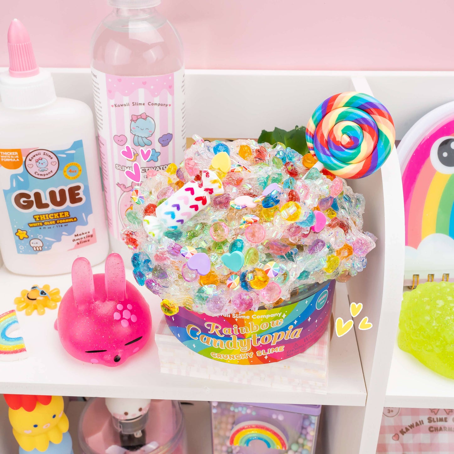 Rainbow Candytopia Crunchy Slime (4pcs/case)