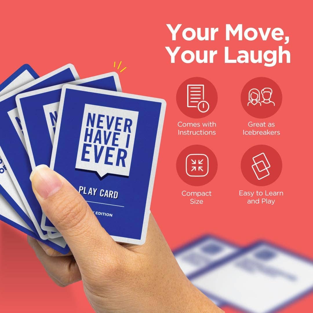 Never Have I Ever, The Family Edition Party Card Game