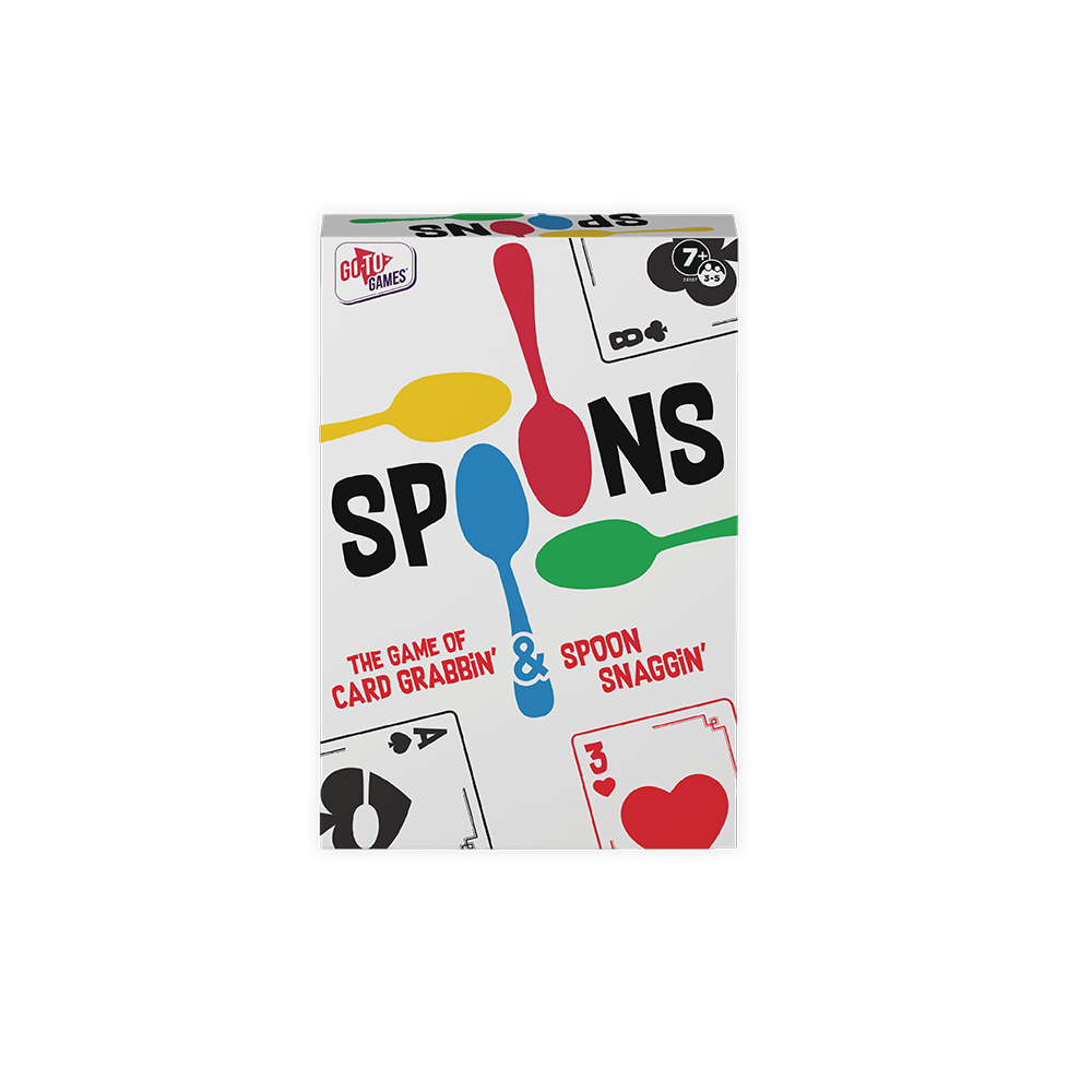 Spoons Card Games for Kids and Adults 3-5 Players