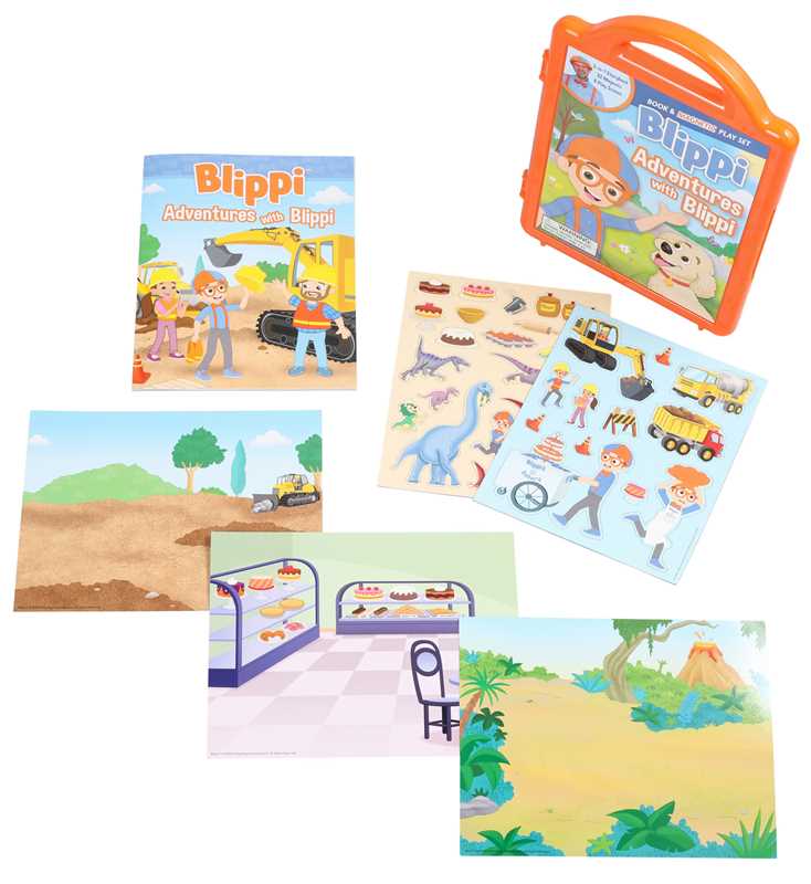 Blippi: Adventures with Blippi Magnetic Play Set by Editors of Studio Fun International