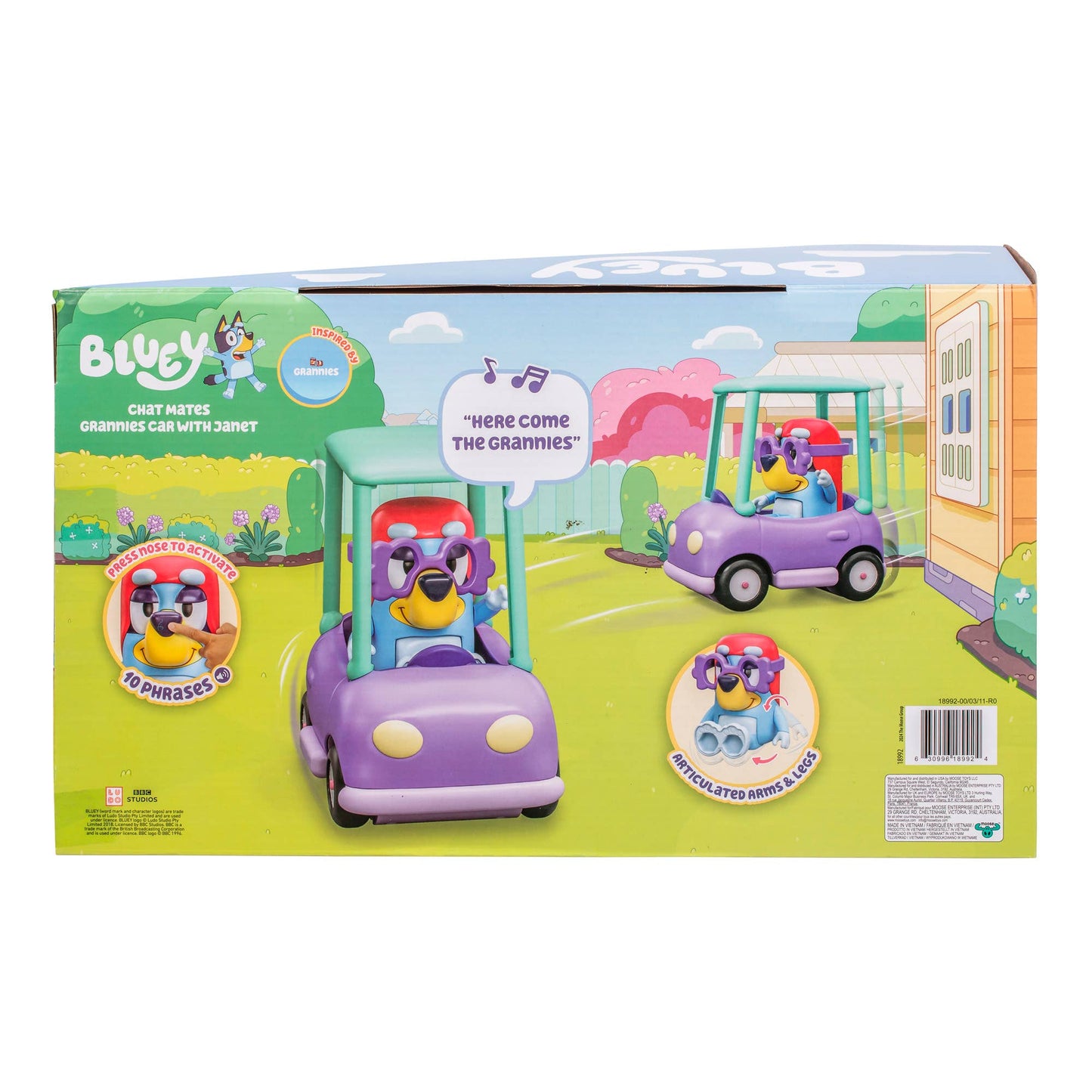 Moose Toys - Bluey Chat Mates Janet Playset