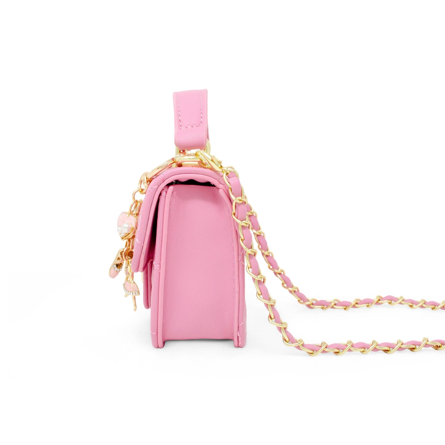 Tiny Quilted Ballet Charm Handbag