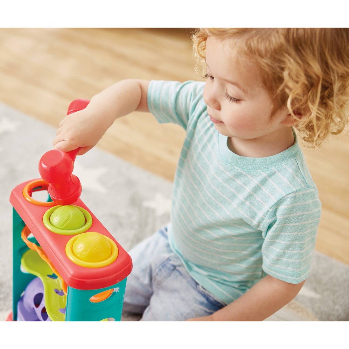 Kidoozie Pound-A-Ball Tower, Toddler Sensory Toy