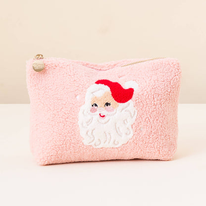 Teddy Pouch-Dear Santa