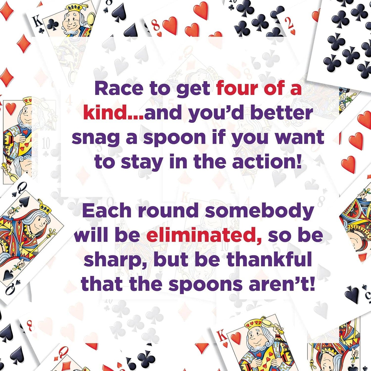 Spoons in a Case - Card Games for Kids
