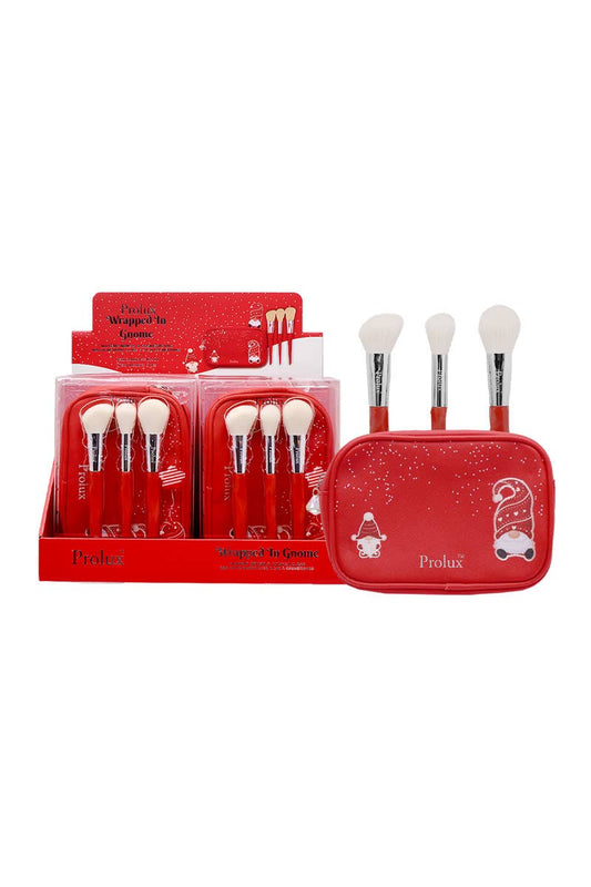 Prolux K-301 Wrapped In Gnome Makeup Brush & Bag Set - 6