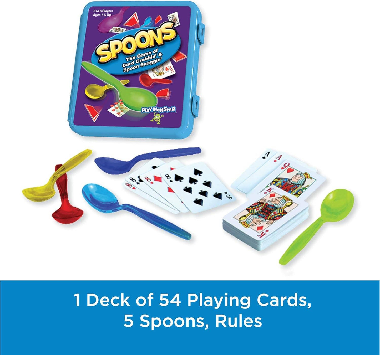Spoons in a Case - Card Games for Kids