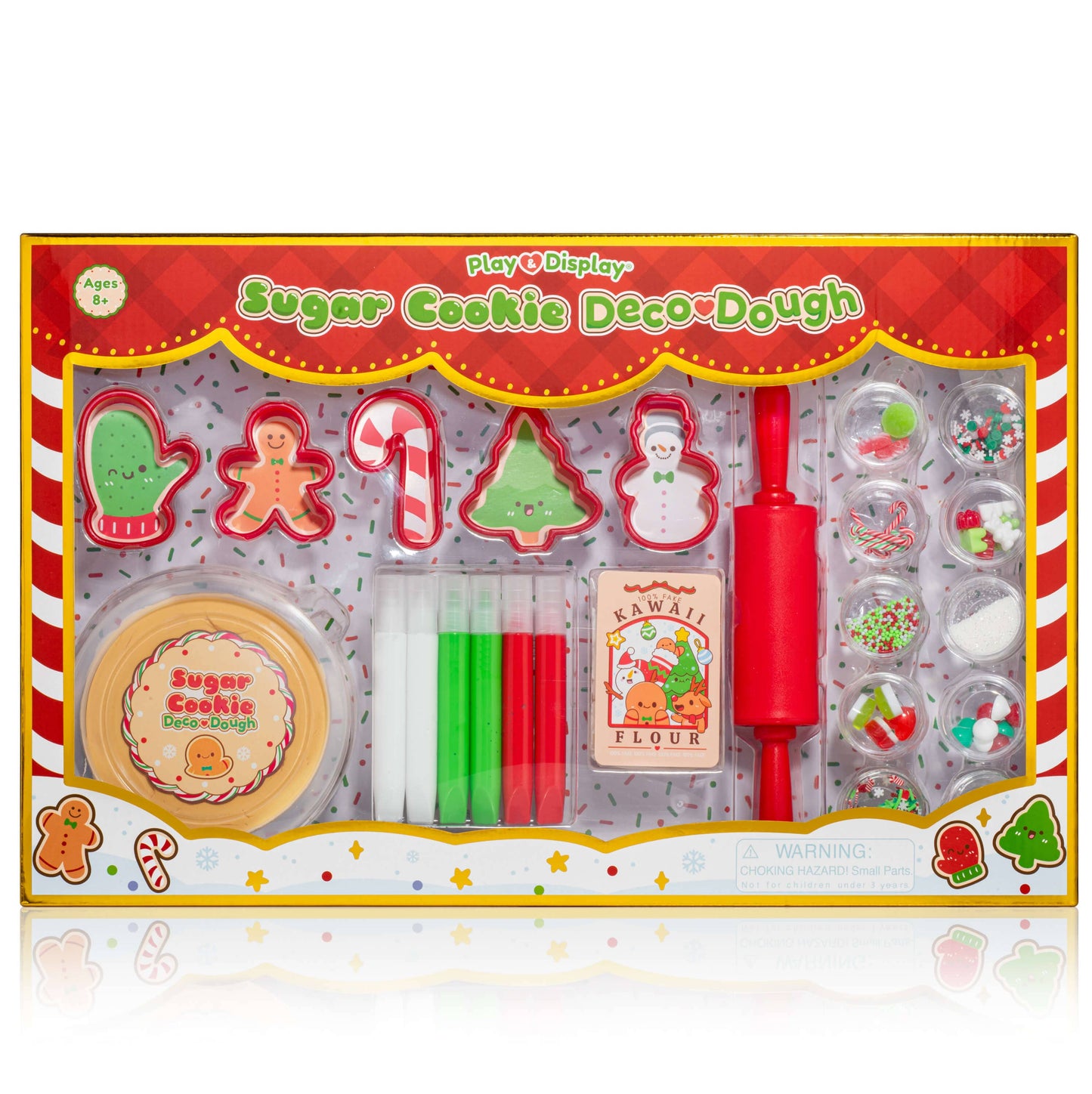 Play & Display Sugar Cookie Deco Dough Set (6pcs/case)