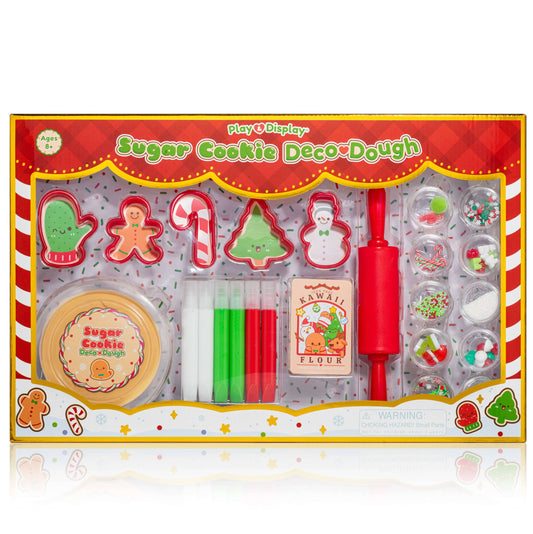 Play & Display Sugar Cookie Deco Dough Set (6pcs/case)