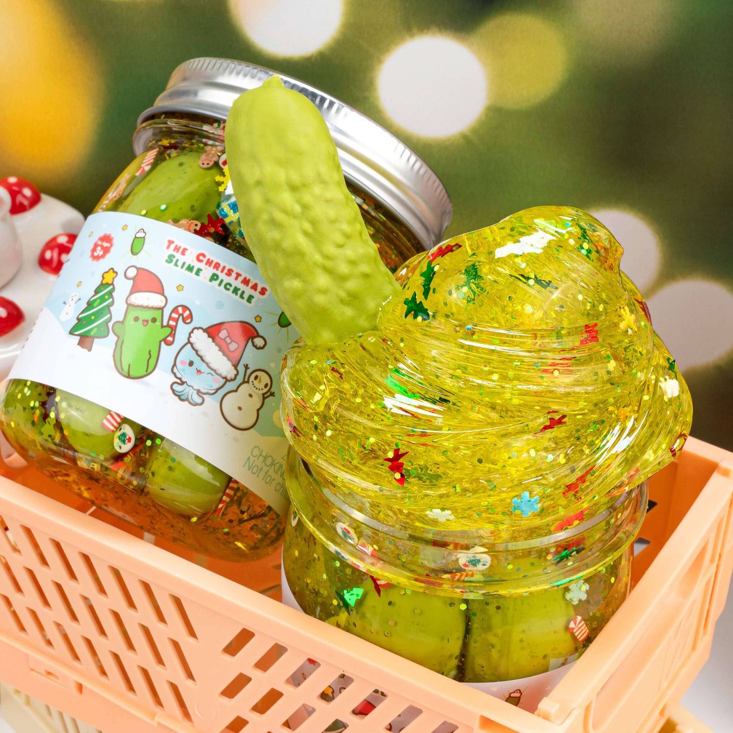 The Christmas Pickle Clear Slime (5pcs/case)