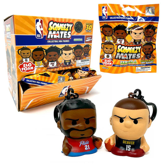 SqueezyMates NBA 2025 Gravity Feed Display - 24ct
