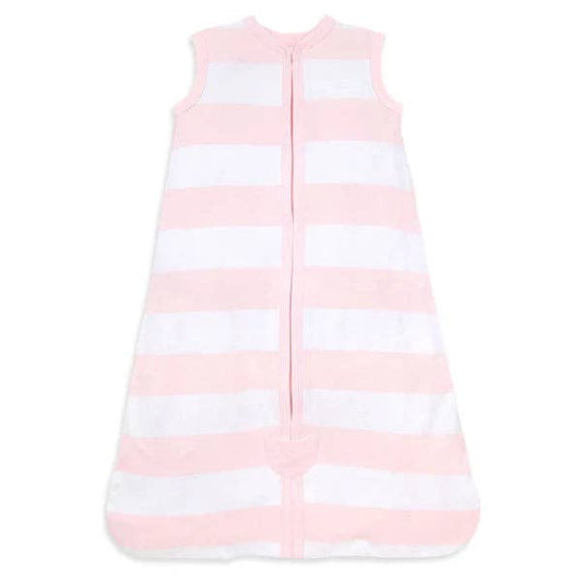 Rugby Stripe Organic Beekeeper™ Wearable Baby Blanket - Blossom