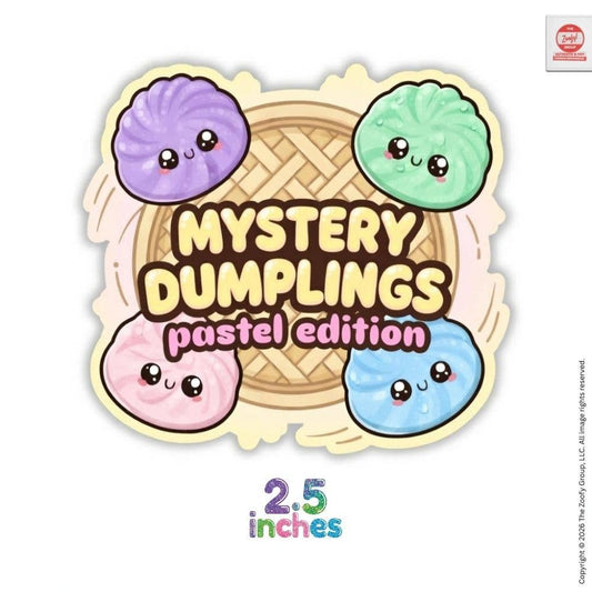 Mystery Pastel Dumpling Mini Squishies - 24 pc PDQ (2.5")