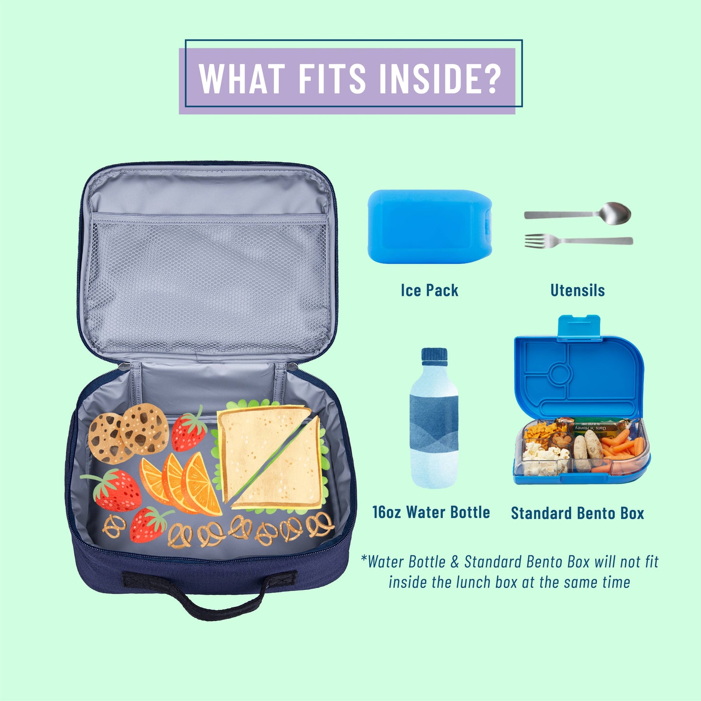 Whale Blue Lunch Box