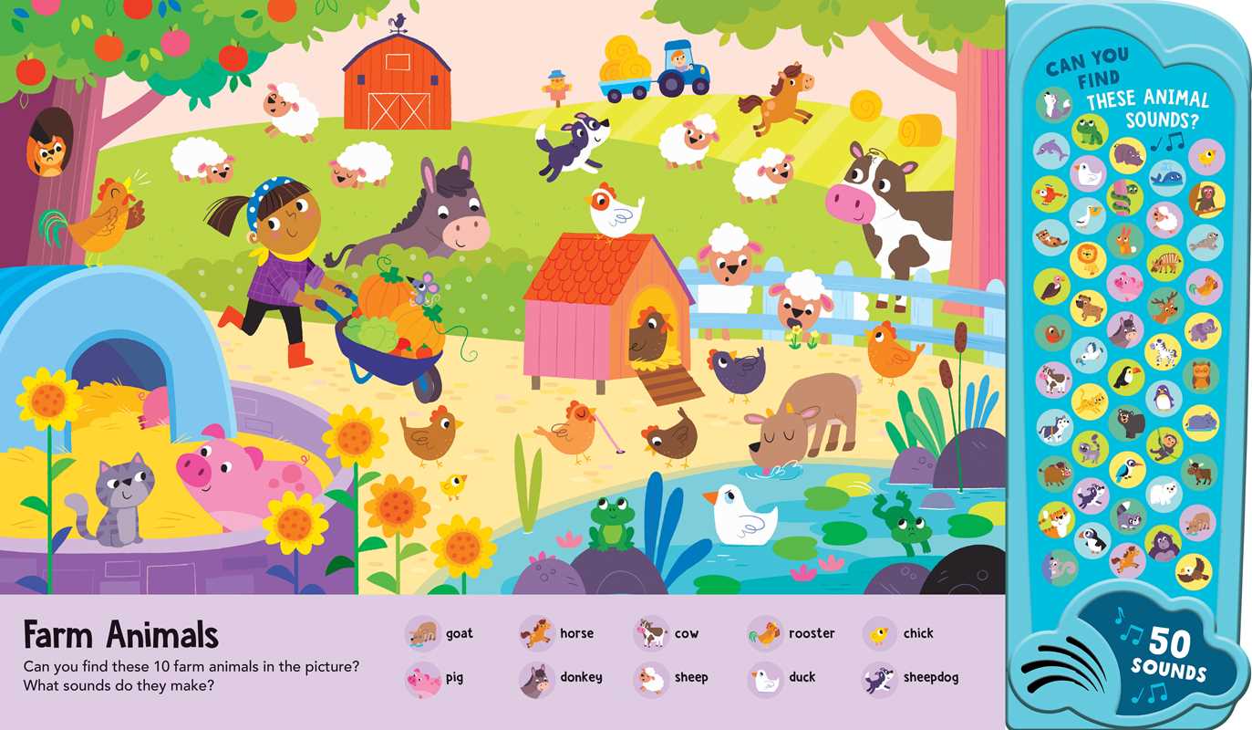 Animal Kingdom: 50 Button Sound Book by