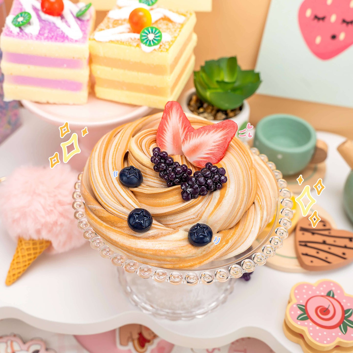 Japanese Cheesecake Slime (4pcs/case)