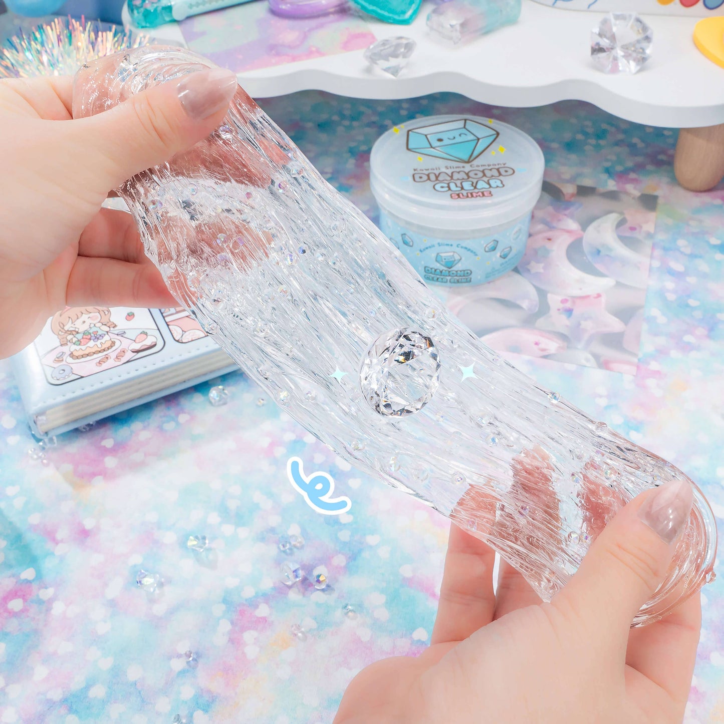 Diamond Clear Putty Slime (4pcs/case)