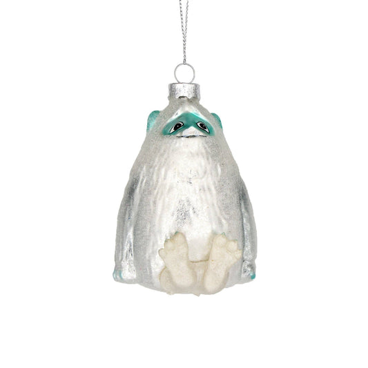 Yeti, Retro Handmade Classic Glass Christmas Tree Ornament