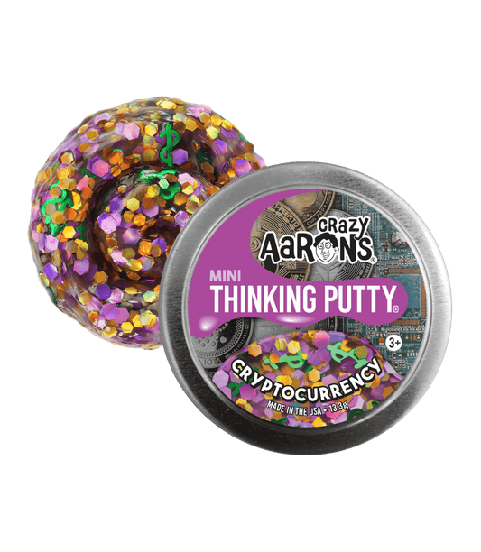 Mini Cryptocurrency - 2" Thinking Putty Tin