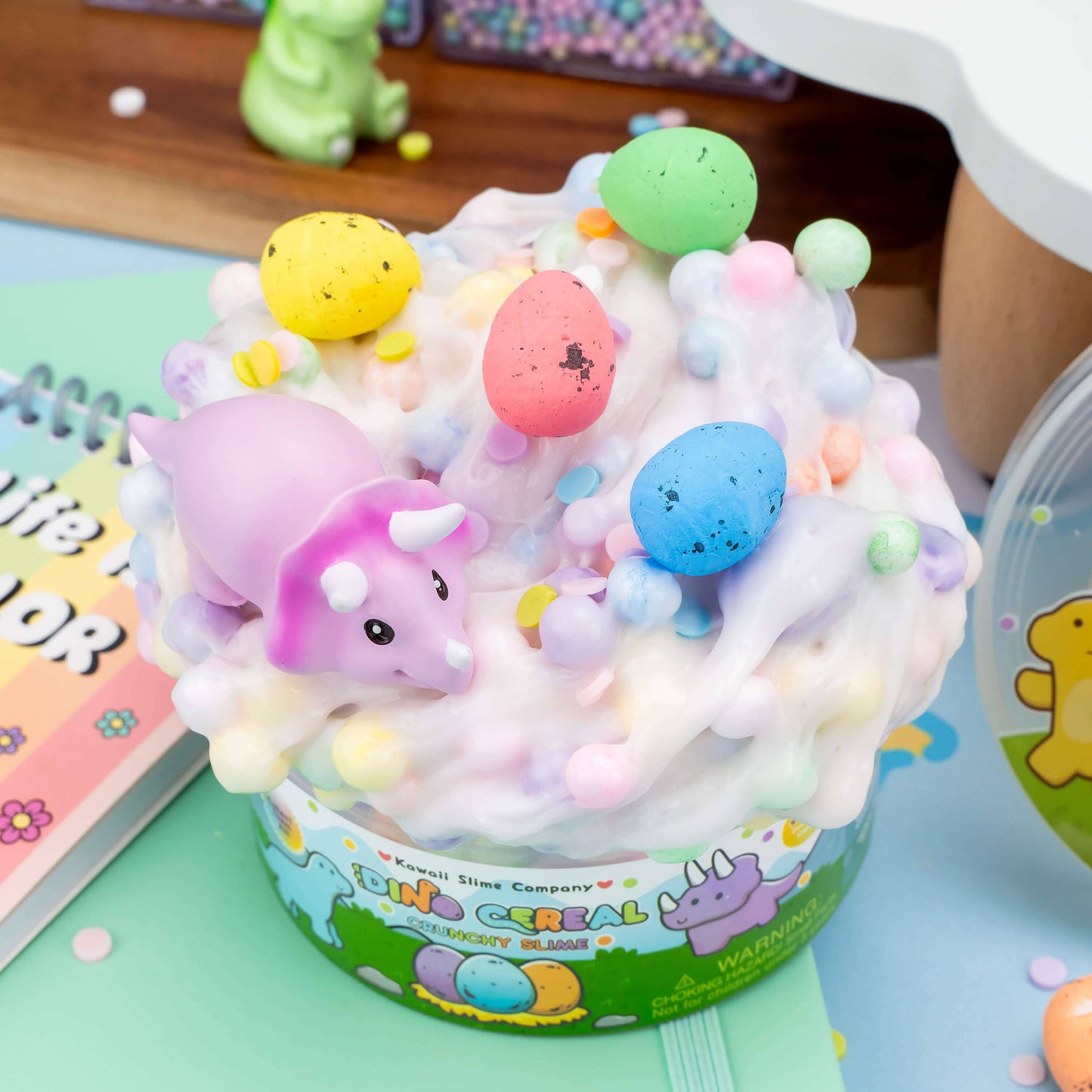 Dino Cereal Crunchy Slime (4pcs/case)
