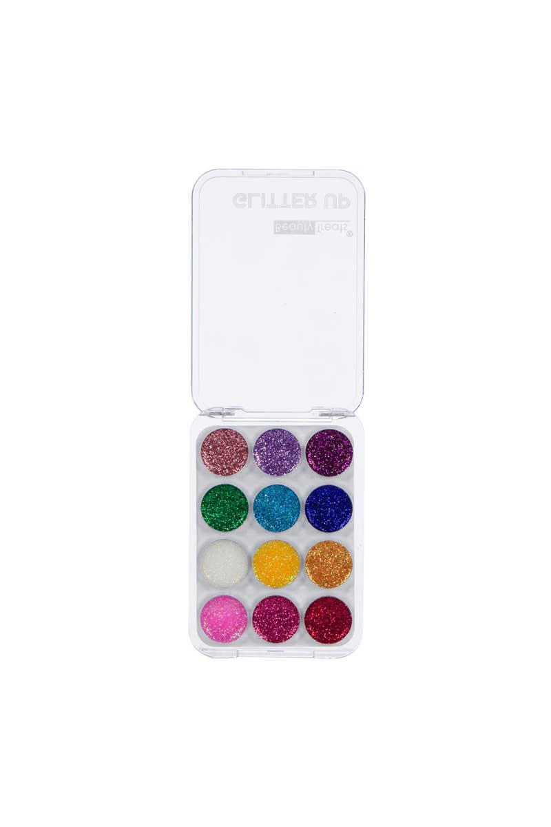 Beauty Treats 741 Glitter Up 12 Color Glitter Palette - 24pc
