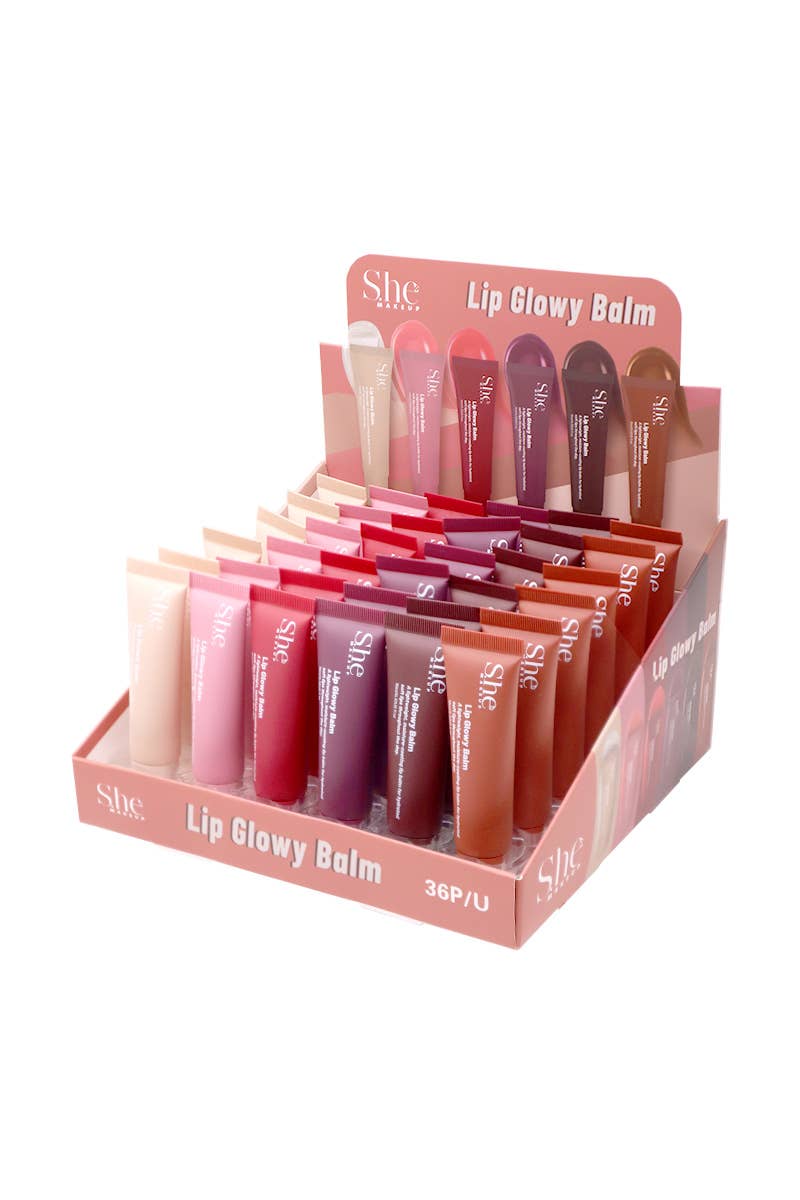 Makeup She LG24 Lip Glowy Balm - 36 pcs