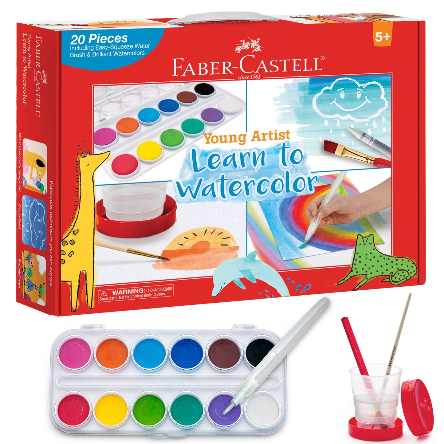 Young Artist Learn to Watercolor Art Set for Kids