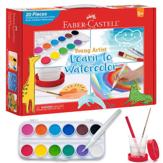 Young Artist Learn to Watercolor Art Set for Kids