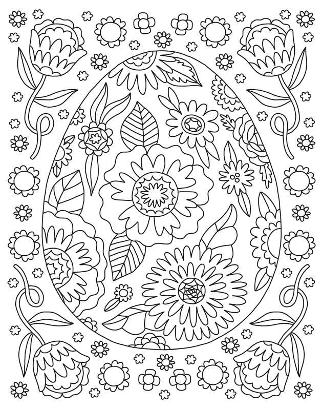 Easter Wonderland: Coloring Book by