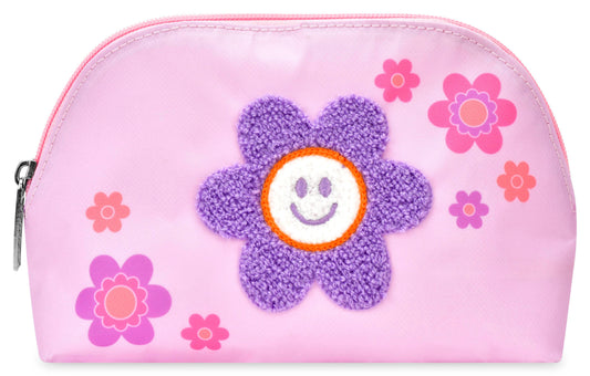 GROOVY SMILES OVAL COSMETIC BAG