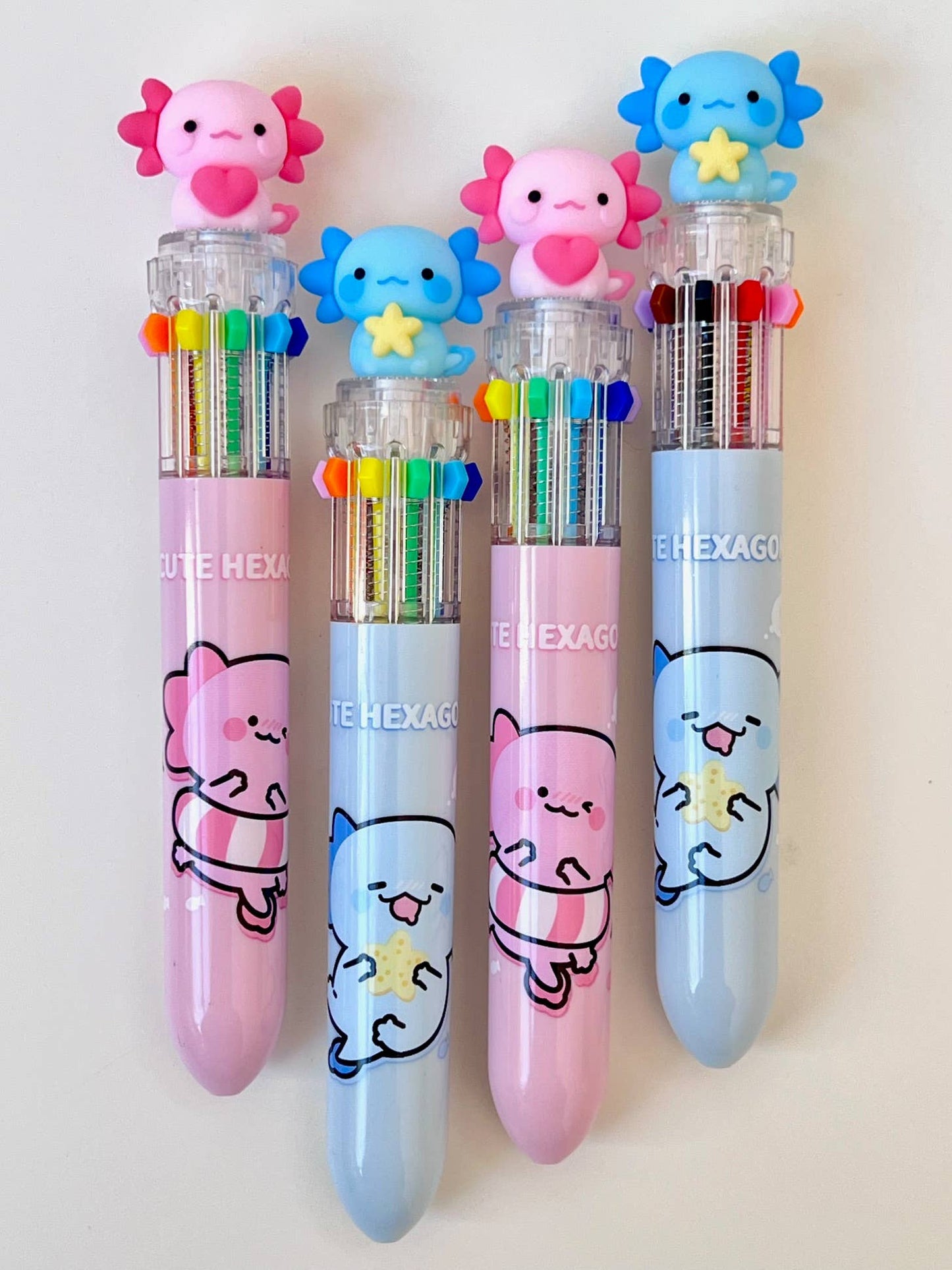 23035 Axolotl 10-Color Retractable Ball Pen-36