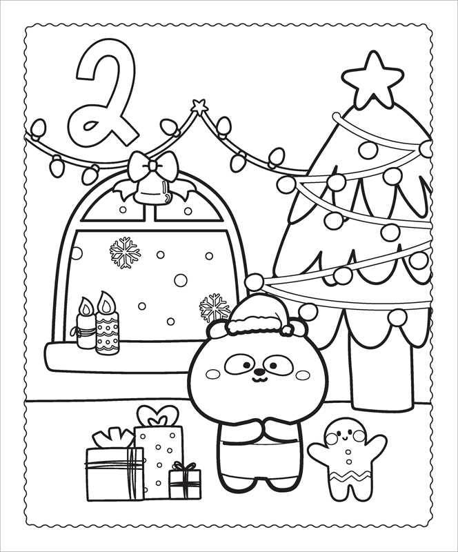 Markerific: Christmas Advent Coloring by