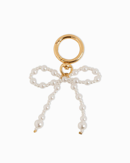 Mixed Pearl Coquette Bow Keychain Bag Charm Keychain