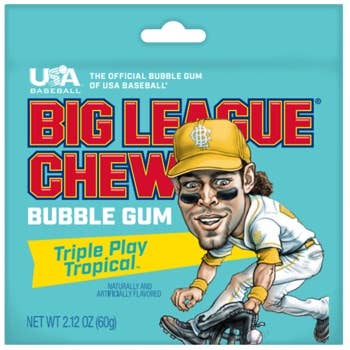 Big League Chew Triple Play Tropical, 12ct
