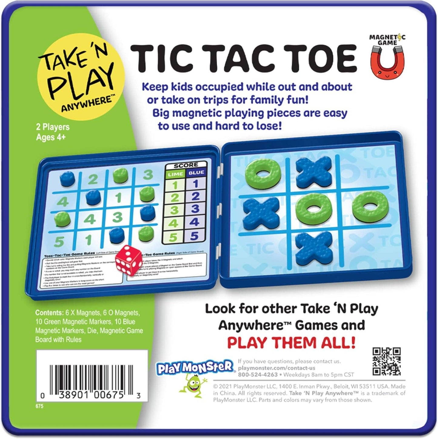 Take N Play Anywhere Tic-Tac-Toe Magnetic Board Games