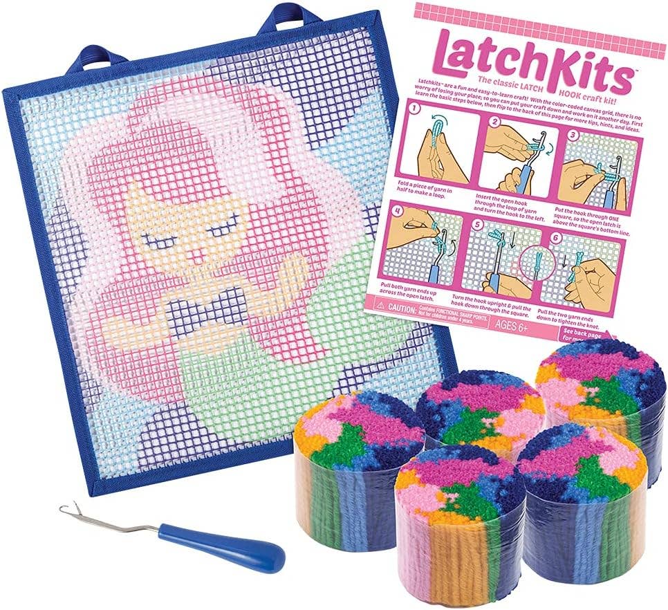 Latchkits Craft Kits - Mermaid - Kids Arts and Crafts