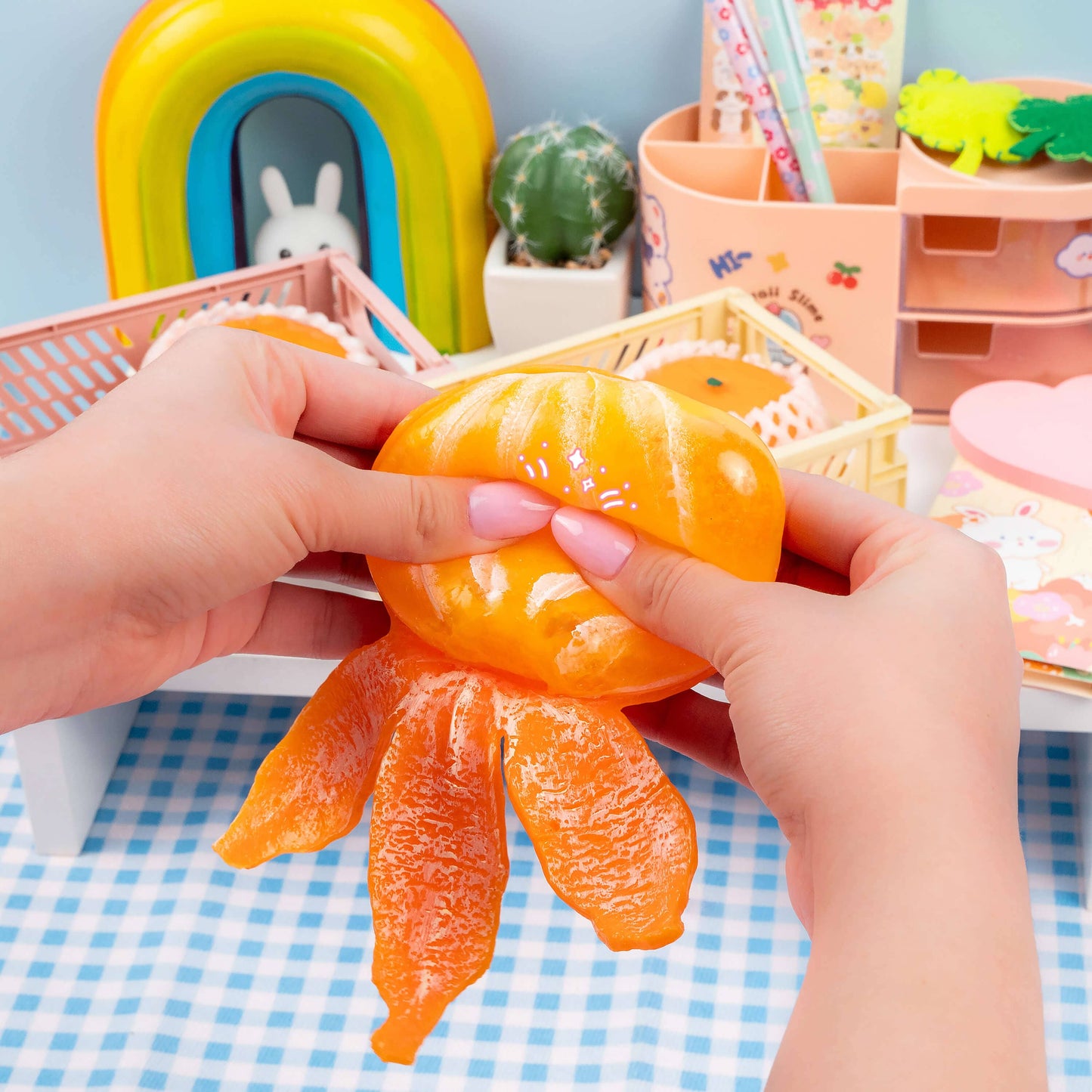 Tangerine Cutie Peeling Fidget Sensory Toy (9pcs/case)