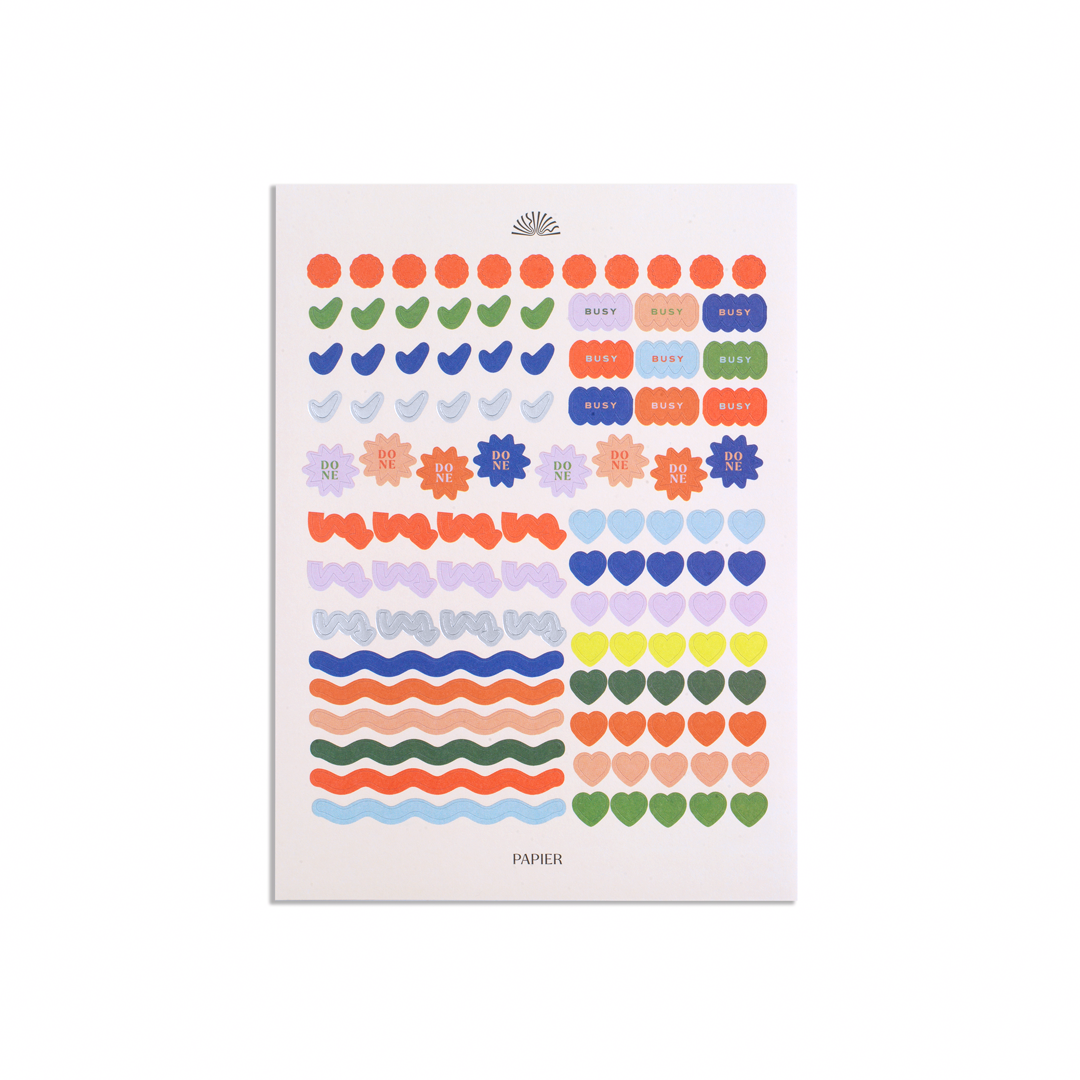Planner Stickers Silver New Packaging