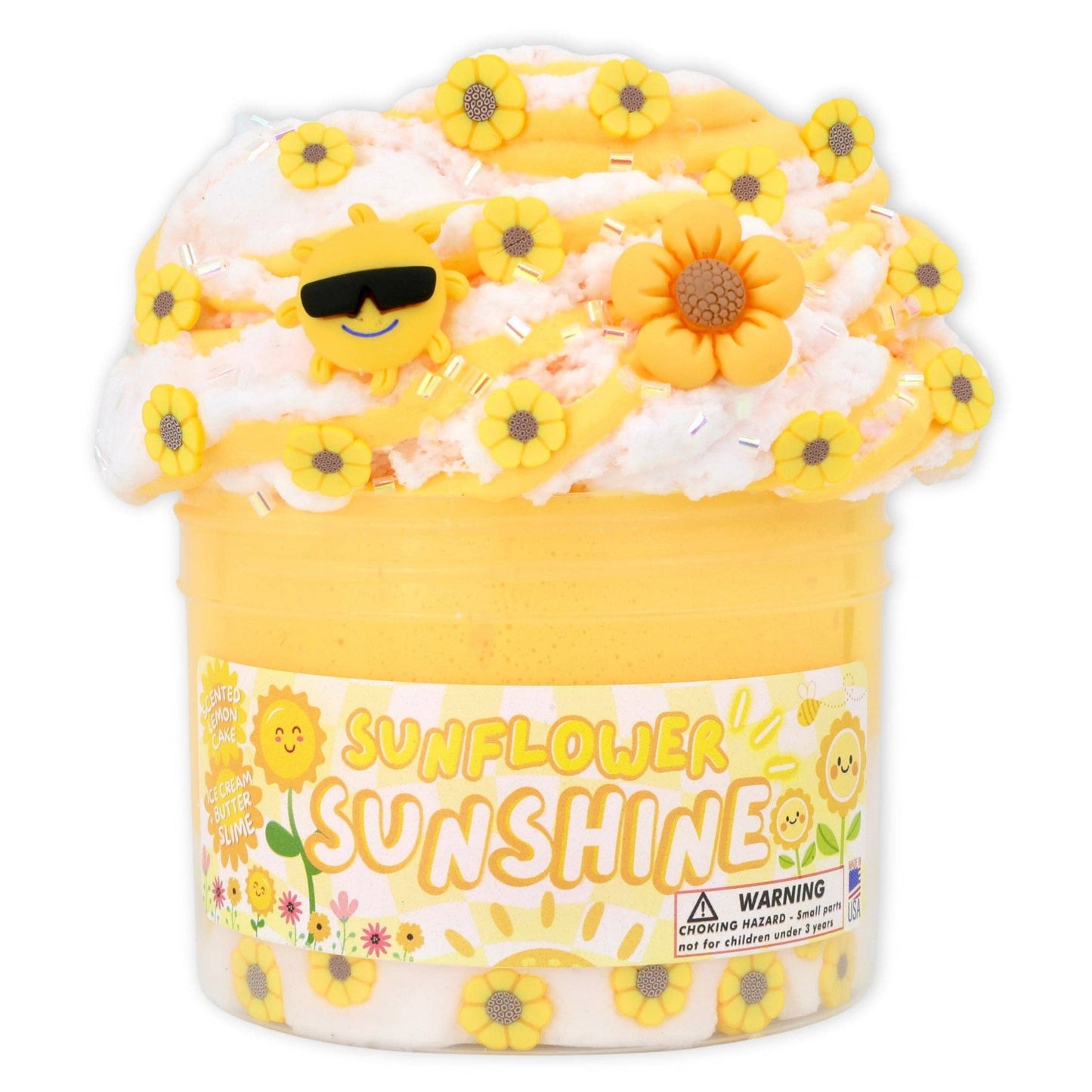 Sunflower Sunshine - Hybrid Textured Slime