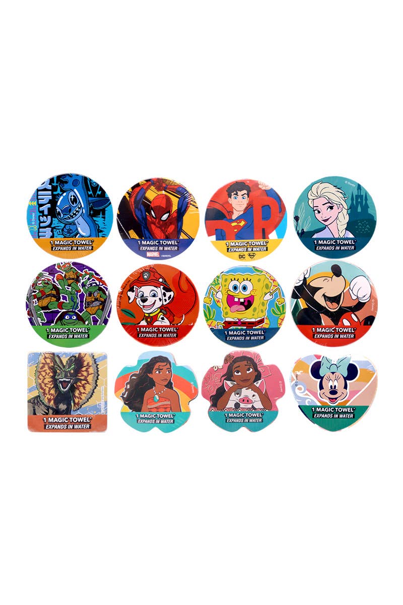 UPD 12490 Disney Magic Towels with Floor Display - 144pcs