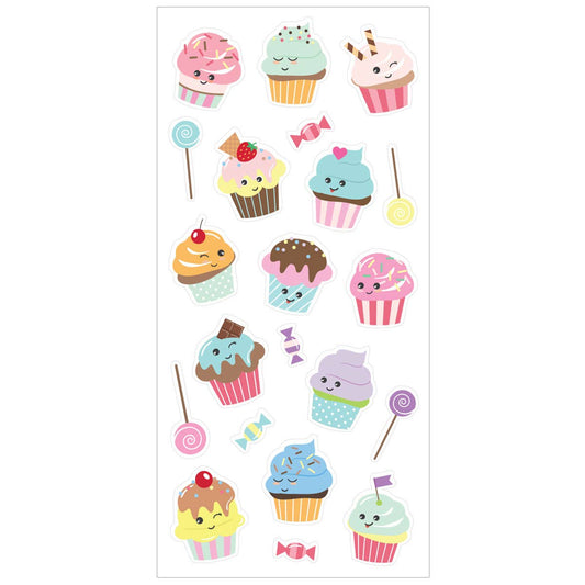 Scratch And Sniff Stickers - Vanilla Cupcakes