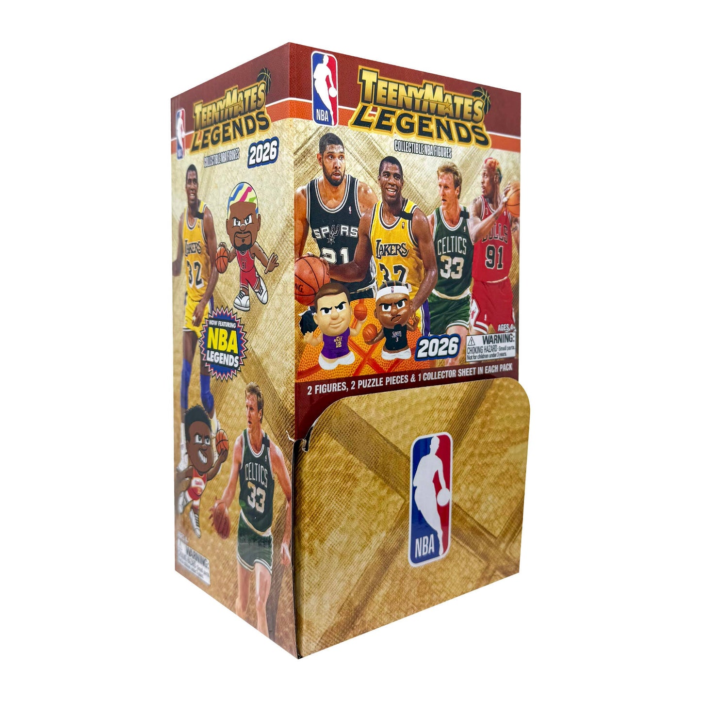 TeenyMates Legends NBA 2026 Players–32-Pack Counter Display