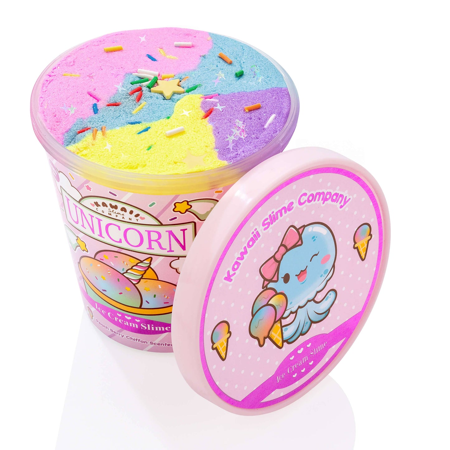 Unicorn Scented Ice Cream Pint Slime (5pcs/case)