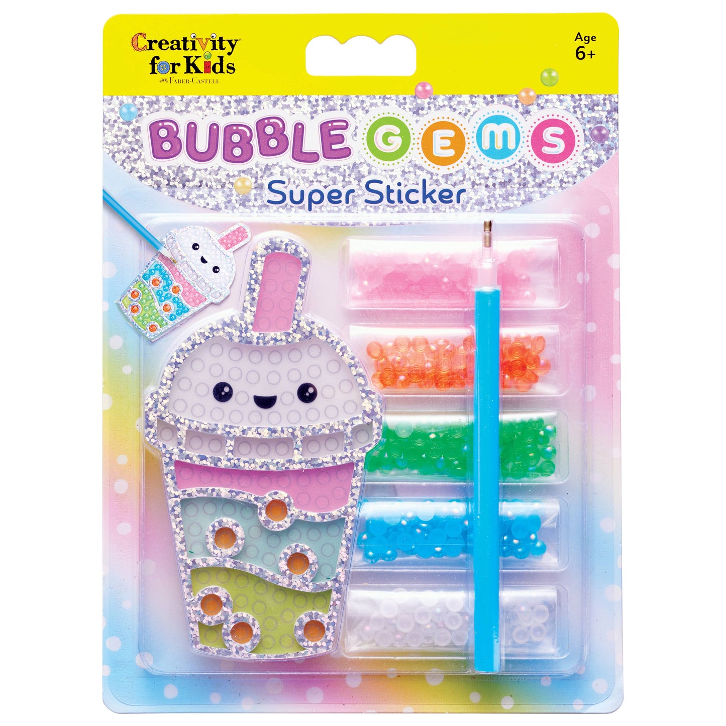 Bubble Gems Super Sticker Diamond Painting Kits for Kids