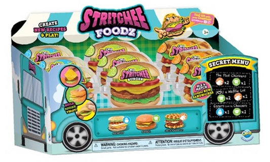 ORB™ Stretchee Foodz Secret Menu Burger, Breakfast & Waffle