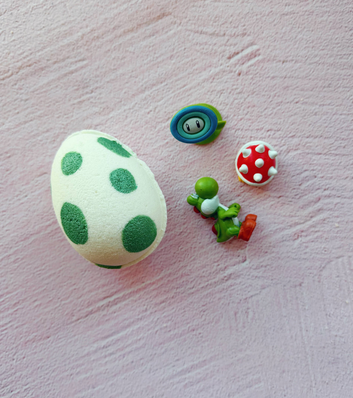 Yoshi Egg Bath Bomb - with toy inside!
