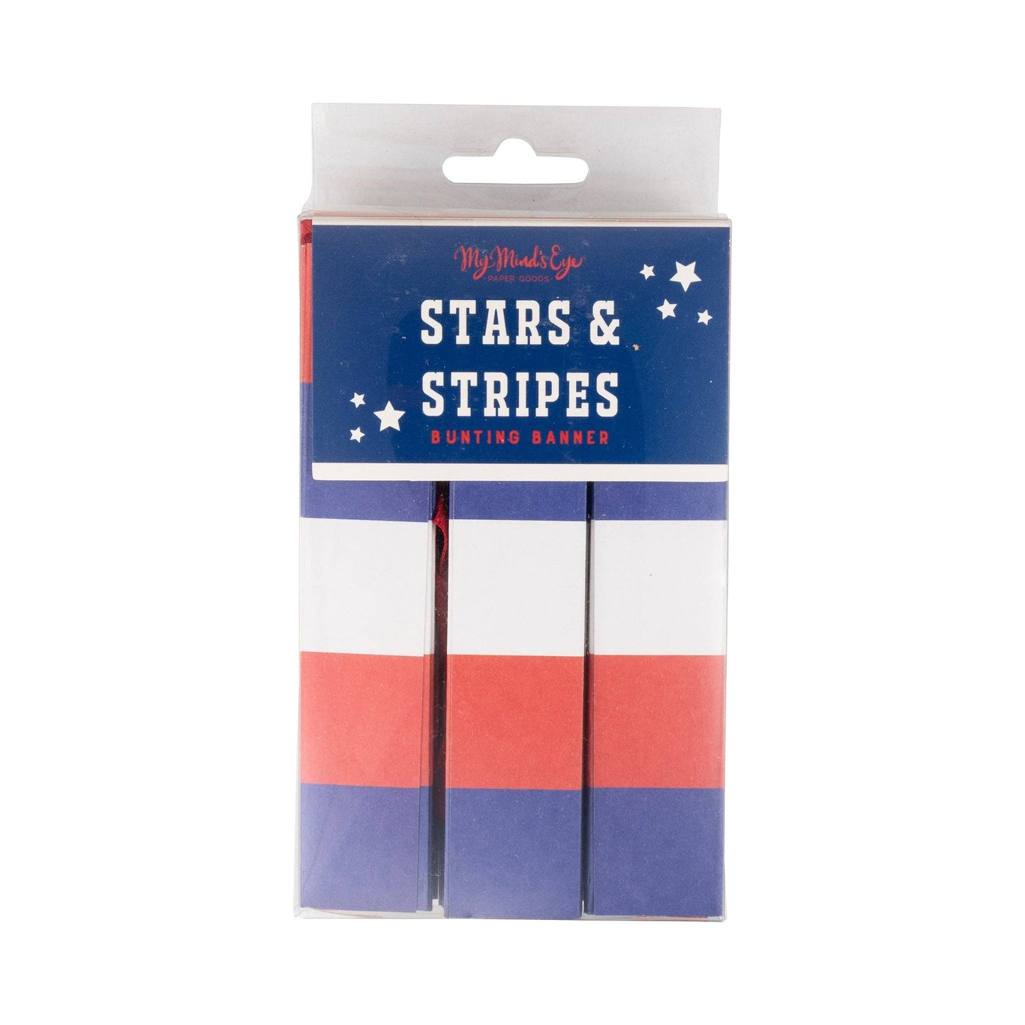 SSP1103 - Red White and Blue Fan Paper Bunting Banner
