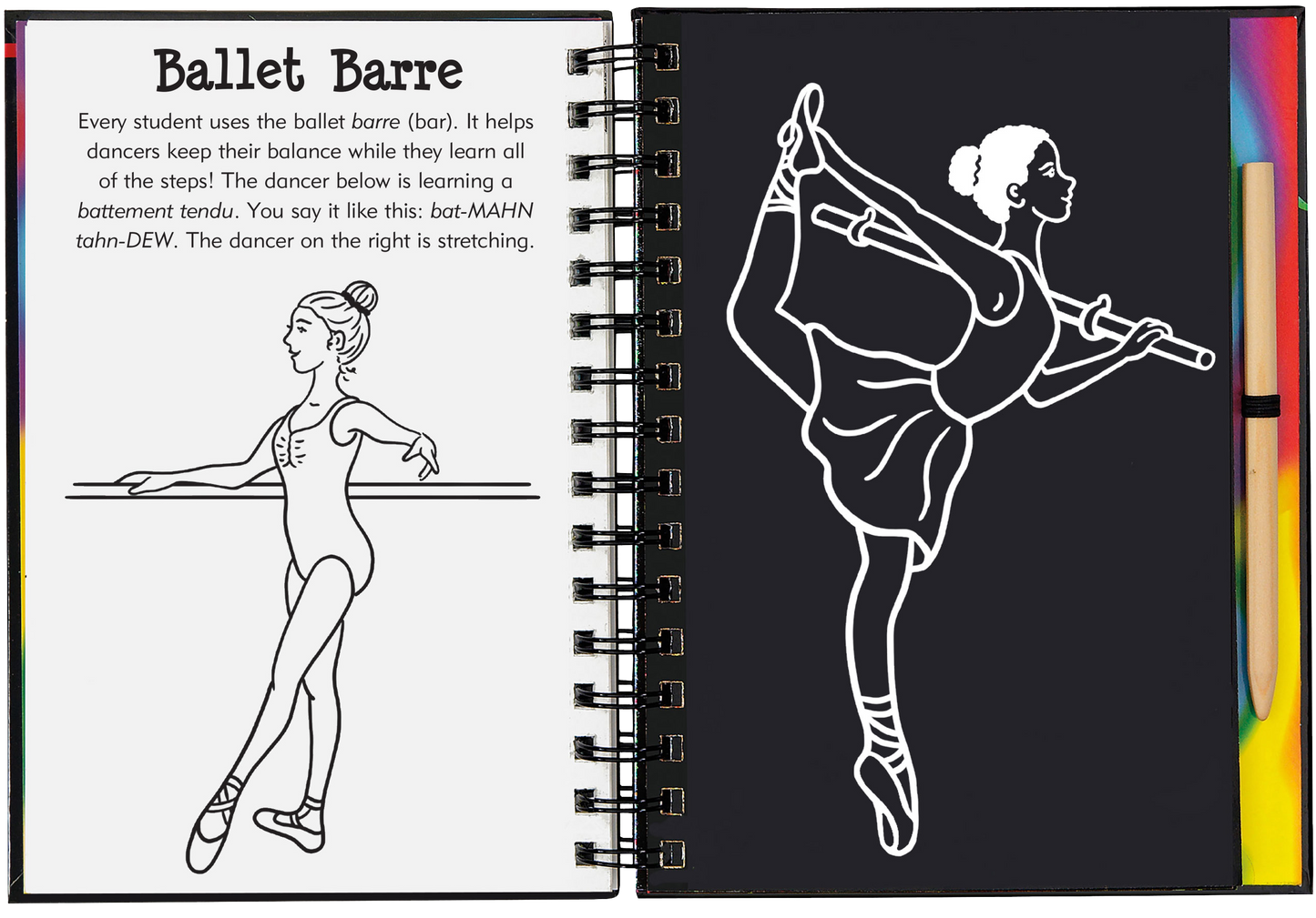 Scratch & Sketch Ballet (Trace Along)